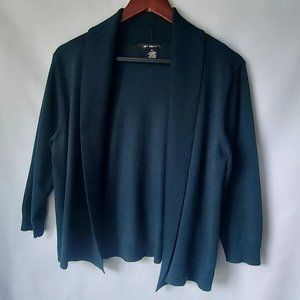 89th & Madison XL blue-green cardigan